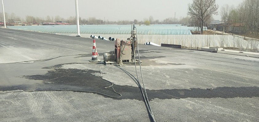 永胜道路回填土下沉注浆